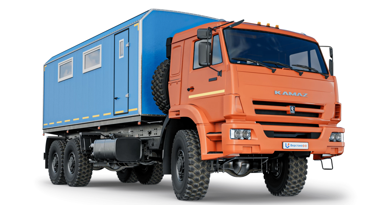 Передвижная мастерская КАМАЗ-43118 с КМУ ИМ-180
